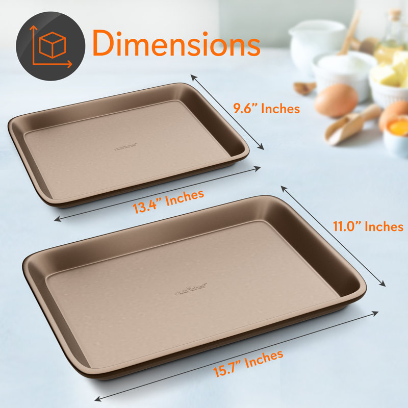 NutriChef Non-Stick Steel 2 Piece Set