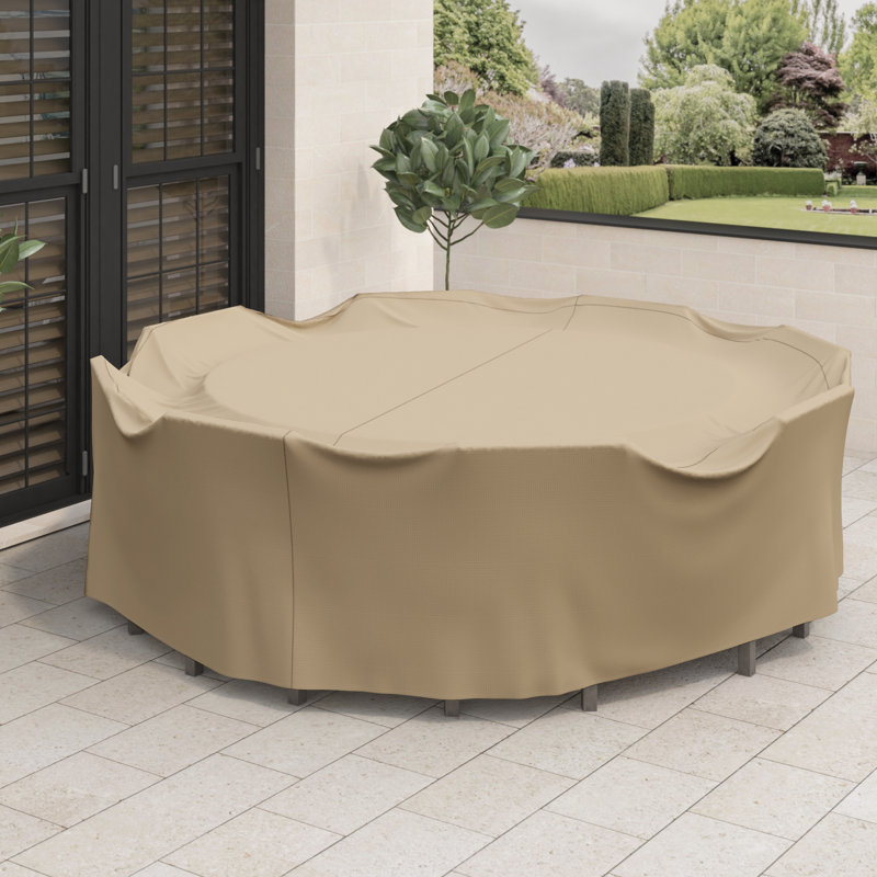 Essential All-Weather Outdoor Dining Set Cover, 29" H x 108" W x 108" D