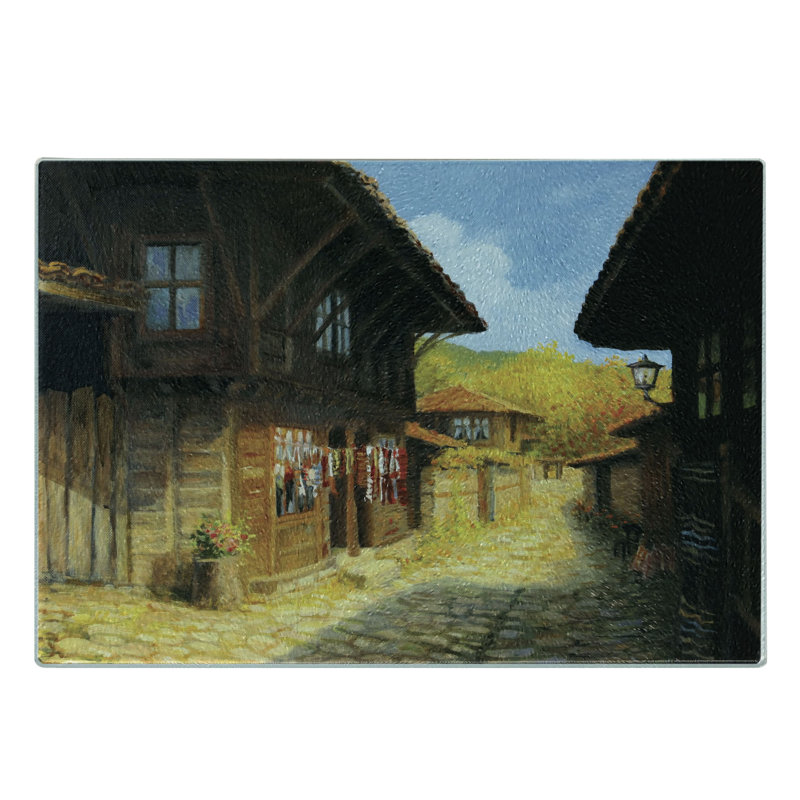 Planche à découper en verre trempé Ambesonne