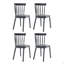 Ensemble de 4 chaises de salle à manger Windsor-2007794165