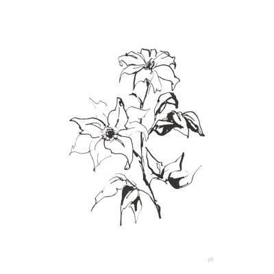 «Line Clematis» par Chris Paschke, reproduction d'art sur toile tendue