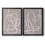 " Linen Roundabout I " 2 - Pieces-29127341-29127330-43457953