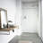 Elan E-Class 64-68" W x 76" H Sliding Frameless Shower Door with 3/8" Clear Glass-50553448
