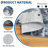 Washable Modern Rug Non-Slip Area Rug, Stain-Resistant Low Pile Indoor Carpet, Contemporary Foldable Print Floor Mats-86035362