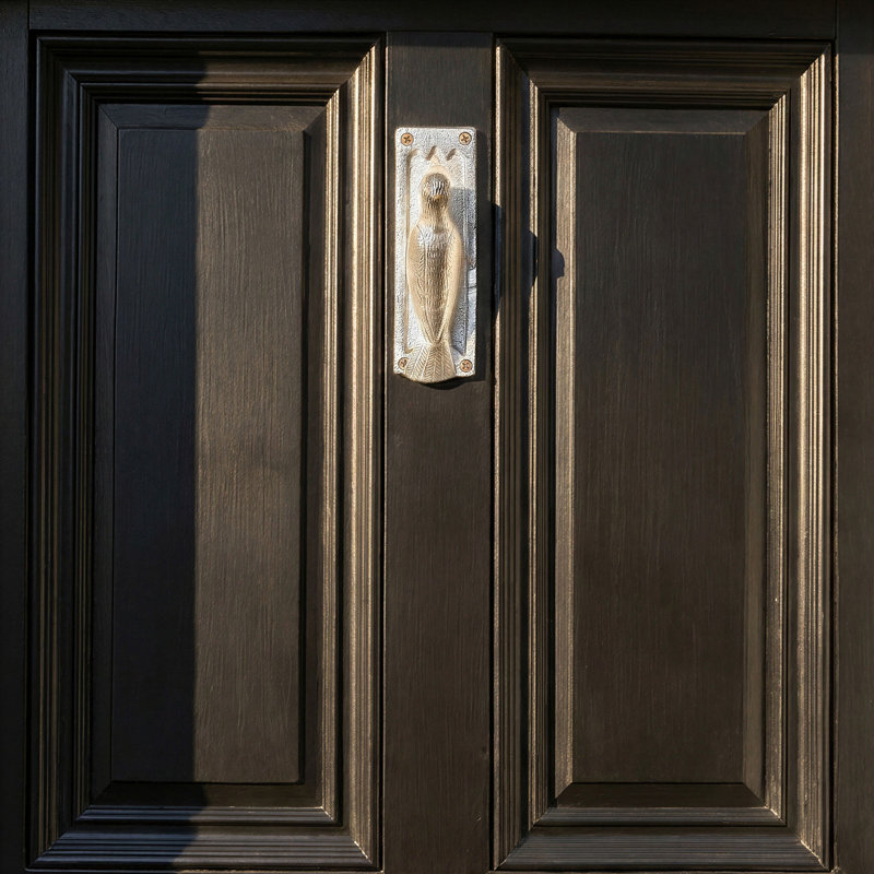 Cast Metal Bird Shaped Door Knocker