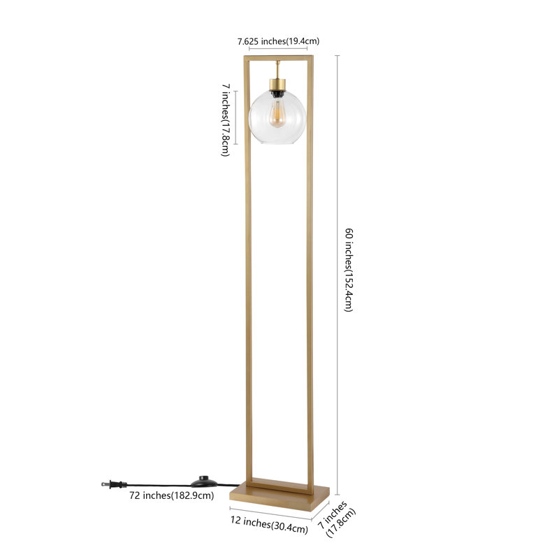 Ronderick 60'' Tree Floor Lamp, Gold
