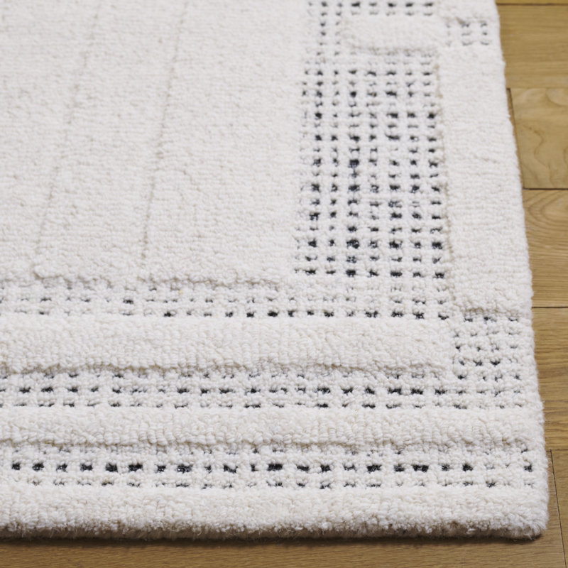 Harvest Hand Tufted Wool; Cotton Abstract Indoor Rug, Rectangle 9' x 12'