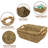 Wicker Storage Basket Set 2, Large,-1780826914