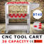Chariot porte-outils à cône VEVOR 40