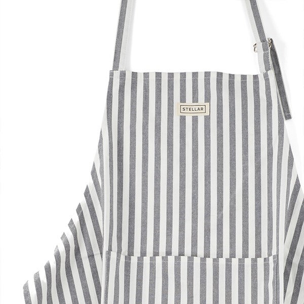 Textiles Striped Chef Apparel