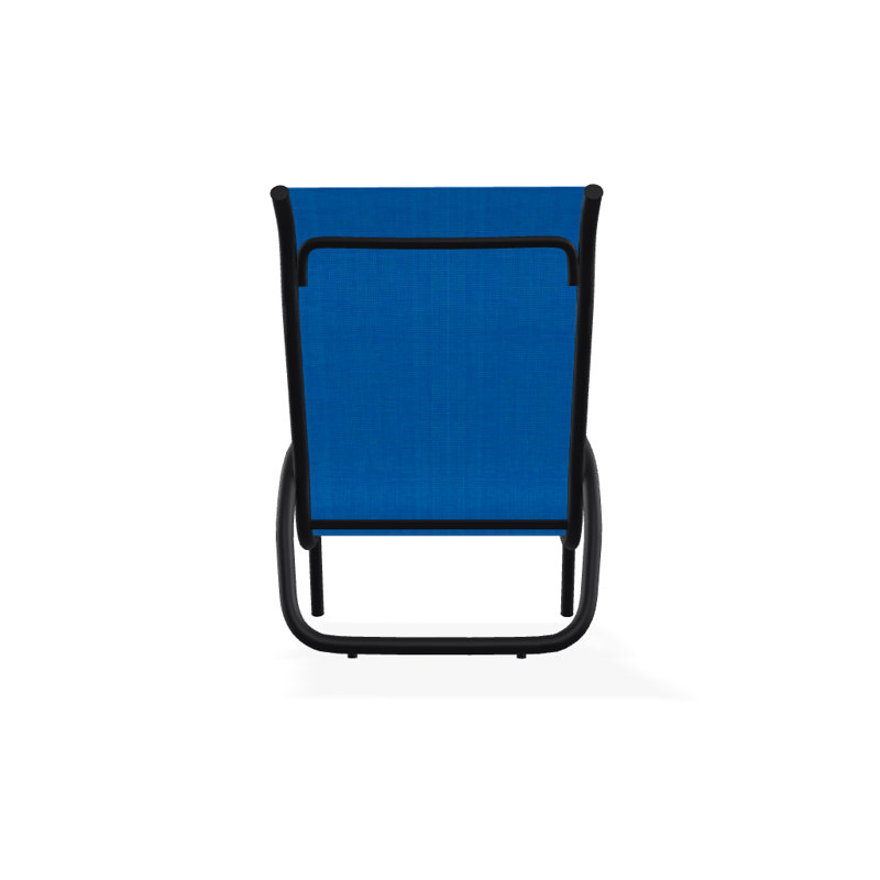 Beach Chair, Textured Black, Pacific Blue 28D