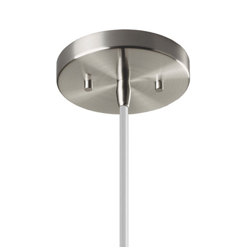 Fens 1 - Light Single Pendant, Polished Chrome, Rust Patina