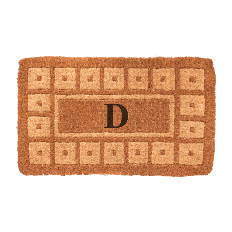 Tapis de porte Lynette, Rectangle 2 pi 6 po x 4 pi, D