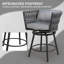 Ensemble de 4 tabourets de bar Doolittle