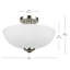 Plafonnier semi-encastré 2 lumières 12,99 po Malysia-73718548