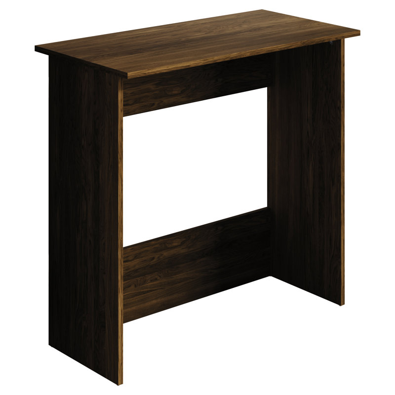 Bureau moderne et minimaliste compact - brun, Brun