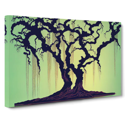 Masterful Weeping Willow Trees - Wrapped Canvas