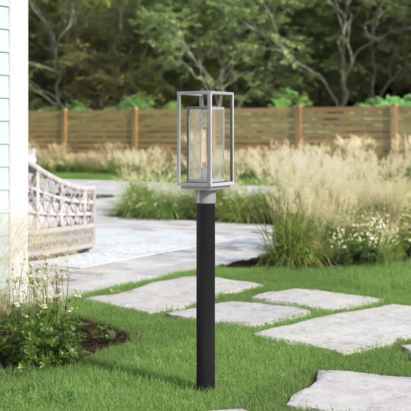 Republic 1-Light 17" H Lantern Head, Satin Nickel