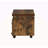 Weathered Oak & Black Finish File Cabinet