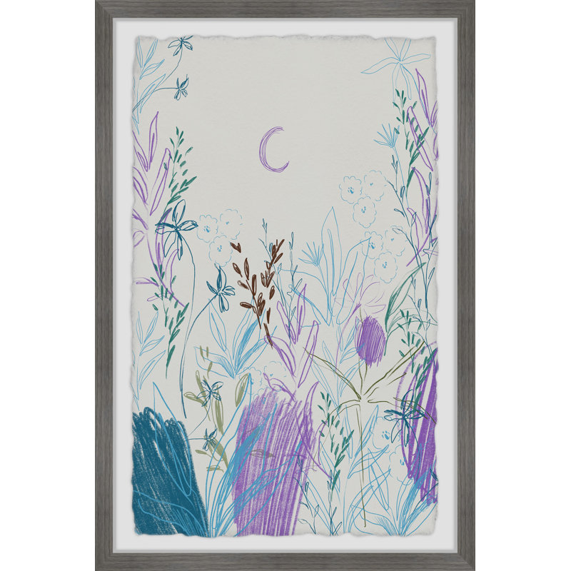 «Mauve Scenery», reproduction encadrée, H 30 po x l 20 po x P 1,5 po