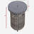 25-inch high x 32-inch wide cover aluminum outdoor fire pit table-471899423