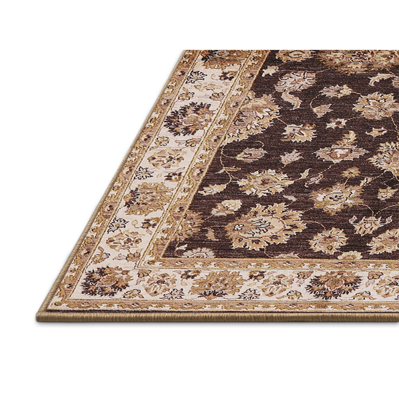 Tapis oriental noir / ivoire Hampartsum, Rectangle 7 pi x 10 pi