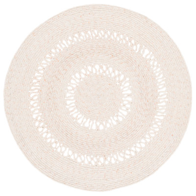 Braided Hand Woven No Pattern Indoor Rug