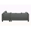 Canapé, chaise et repose-pieds rembourrés 104,5 po