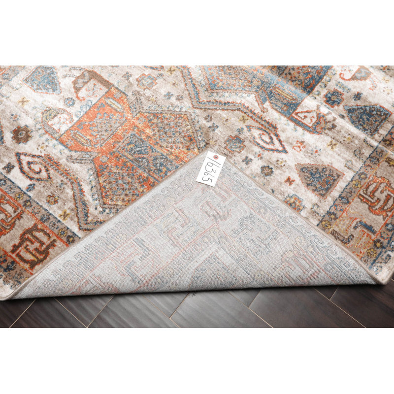 Tapis rectangulaire unique 5 pi x 7 pi Liliano