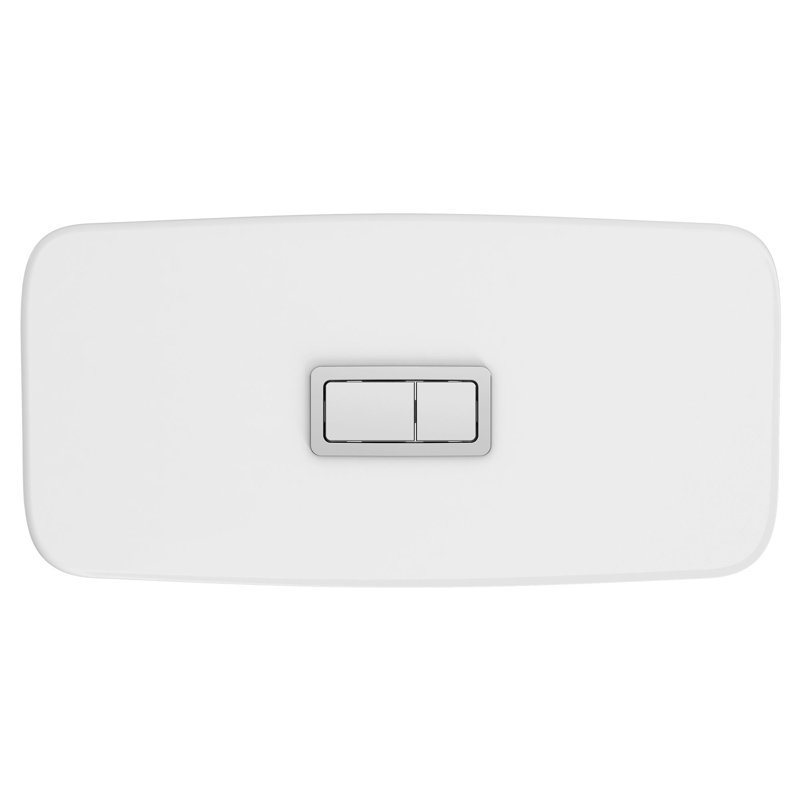 Eurocube 1.28/1.0Gpf Dual Flush Toilet Tank Only