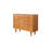 Modern Simple Cherry Wood Storage Porch Cabinet Solid Wood 6 -Drawer Accent Cabinet