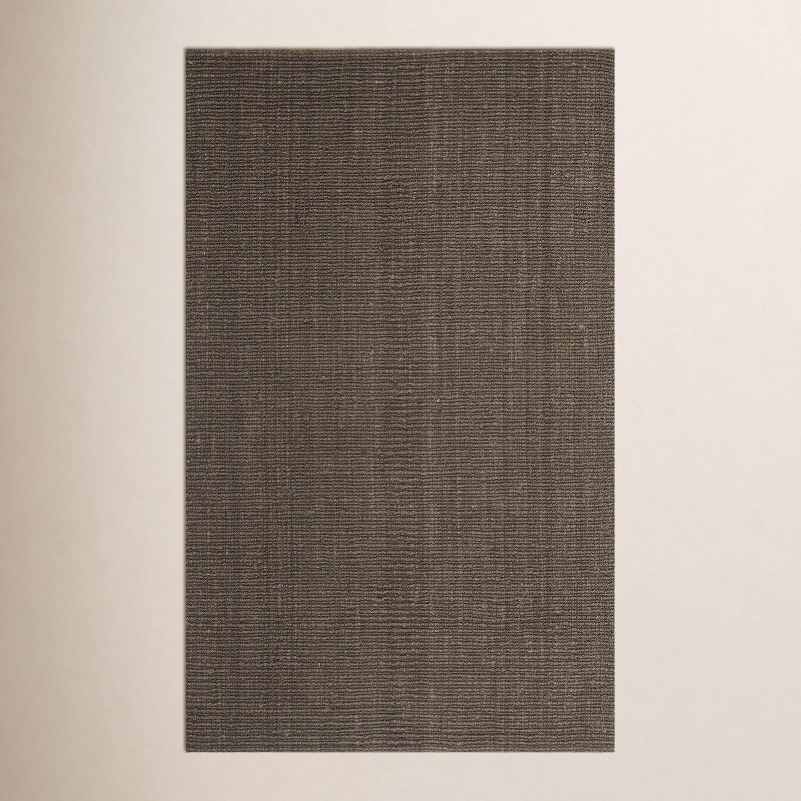 Barkley Brown Hand-Woven Jute Rug, Rectangle 4' x 6'