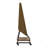 Mobile TV Stand With Mount For 32-50" TV With Projector Screen & Power Outlets - Adjustable Rolling TV Cart, MDF Wood