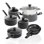 Ensemble de batterie de cuisine antiadhésive 13 pièces Granitestone Pro Premier