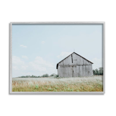 «Lone Countryside House» par Nathan Larson - photographie sur bois