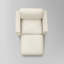 Fauteuil d'appoint avec repose-pieds Libbna