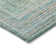 Machine Washable Indoor/Outdoor Xhevrie Teal Rug