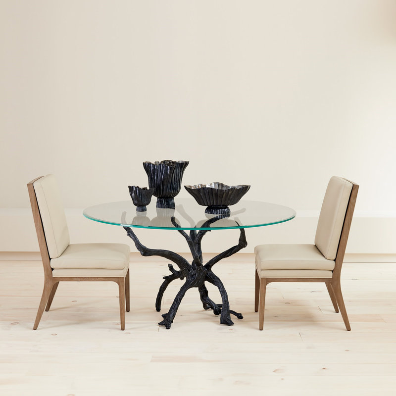 Round Glass Dining Table