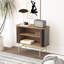 Buffet avec portes coulissantes, crédence moderne Mid-Century avec 2 portes tambour, armoire de rangement minimaliste pour le salon, console multimédia avec rangement,-901036068