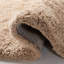 Tapis beige à poils longs fabriqué à la main Franklynn-15106197