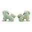 Porcelain Foo Dogs Pair