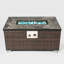 Outdoor Fire Table  Propane  Fire Pit Rattan gas fire table, gas fire table with tile tabletop