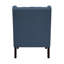Chaise d'appoint bleue avec structure en contreplaqué et housse de siège amovible en tissu-930269822