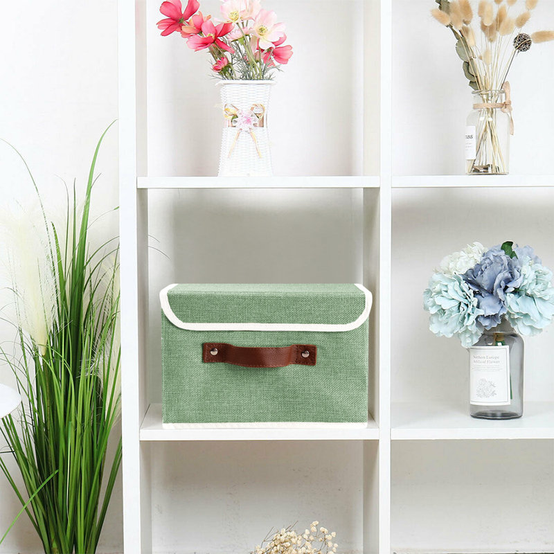Grands bacs pliables en tissu, Vert