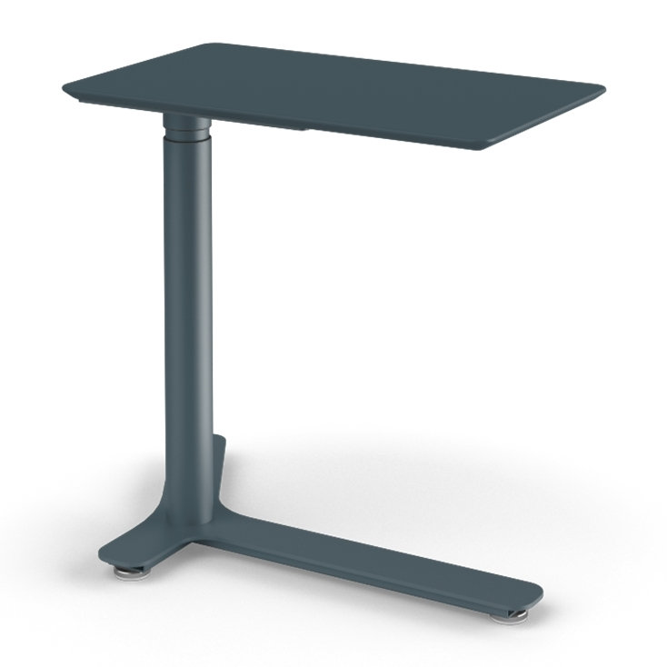 Float Adjustable Height Stainless Steel Aluminium Floating Desk, Slate Blue