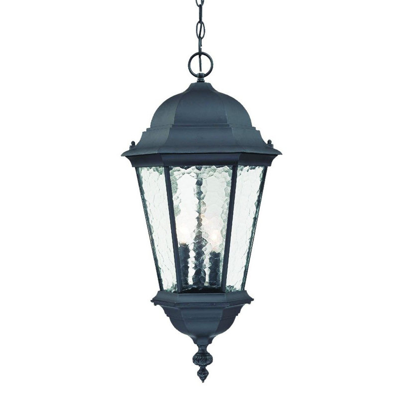 Lanterne suspendue d'extérieur 3 lumières H 26 po Telfair