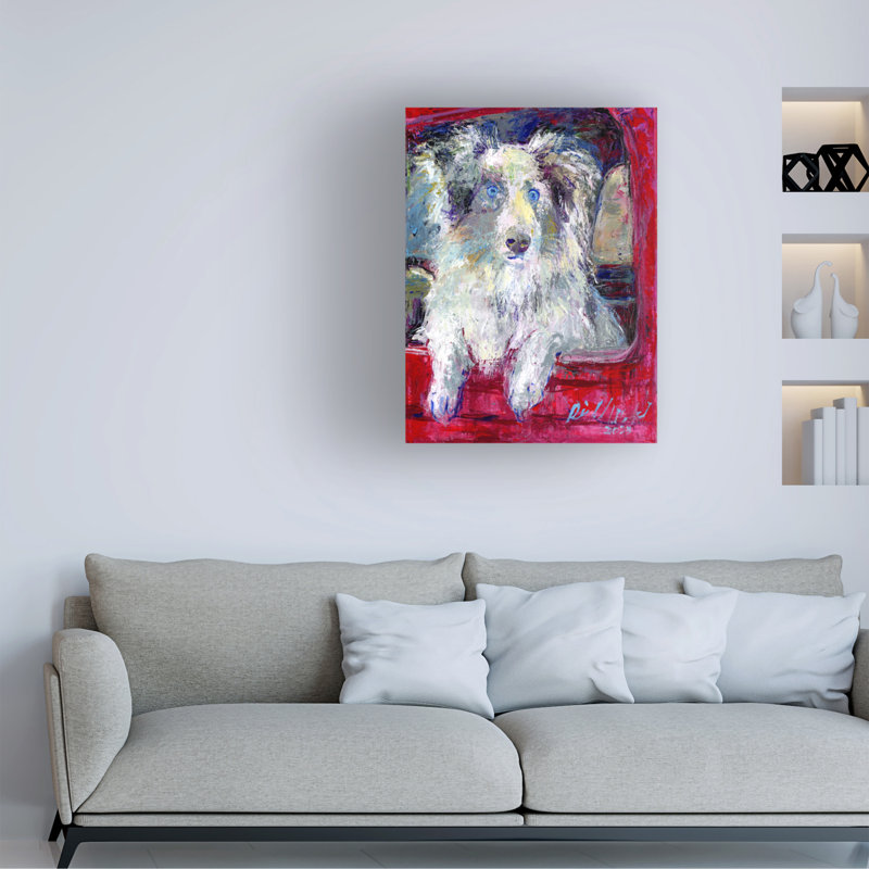 Art mural sur toile tendue - Richard Wallich «Aussie», décoration murale pour le salon, la chambre à coucher ou le bureau - 24 x 32