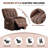 Alcina 39.3" Oversized Power Lift Assist Chair - Heated Massage Electric Recliner with Super Soft Padding & Storage Pockets, 2 Recliners-1784651188