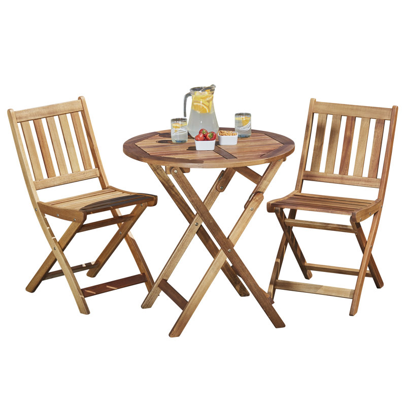 Bohanon Acacia 2 Seater Bistro Set