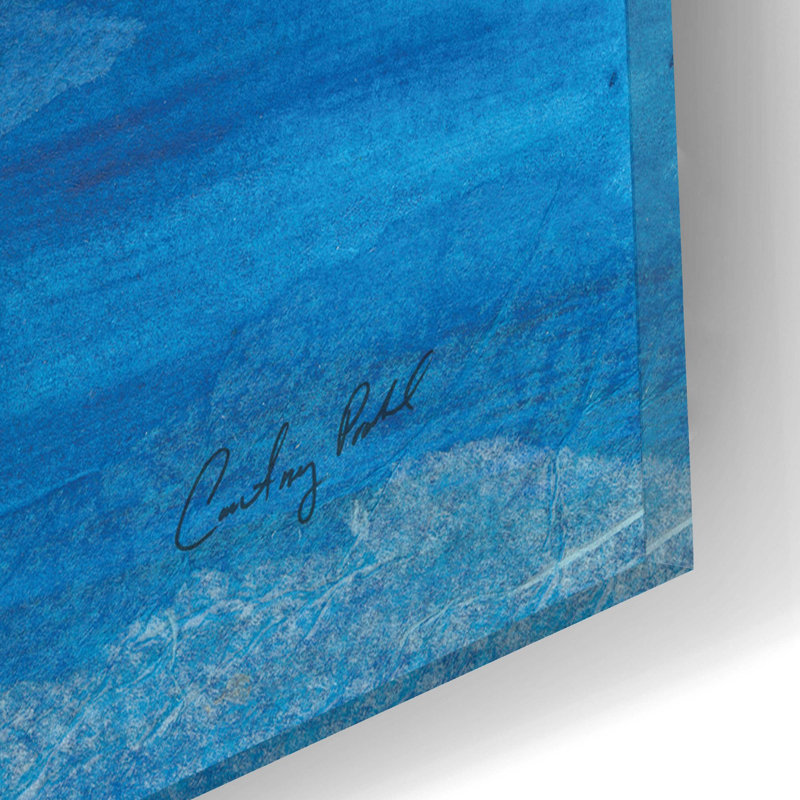 «Sailing Together II» par Courtney Prahl, art mural en verre acrylique, H 16 po x l 12 po x P 0,13 po